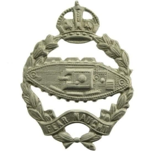WW2 Royal Tank Regiment Cap Badge