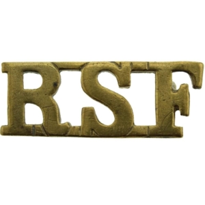 WW1 Royal Scots Fusiliers Regiment (RSF Scottish) Shoulder Title