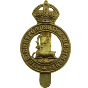 WW1 Hertfordshire Regiment Cap Badge