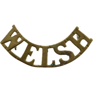 WW1 Welsh (Welch) Regiment Shoulder Title