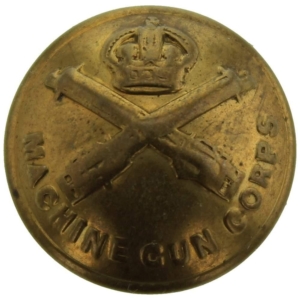 WW1 Machine Gun Corps MGC Tunic Button - Small 19mm