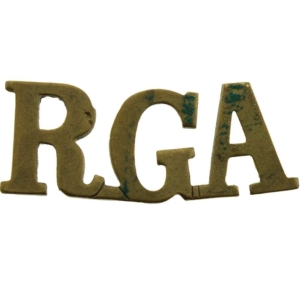 WW1 Royal Garrison Artillery RGA Shoulder Title