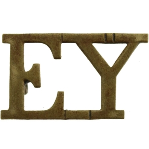 Essex Yeomanry Regiment EY Shoulder Title