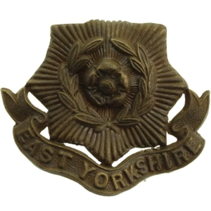 UK Dug Detecting Find - WW1 East Yorkshire Regiment Relic Cap Badge