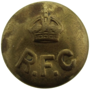 WW1 Royal Flying Corps RFC Tunic Button - PITT & CO LONDON - 23mm