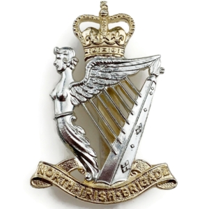 North Irish Brigade Brigade Staybrite Anodised Cap Badge - Staybright