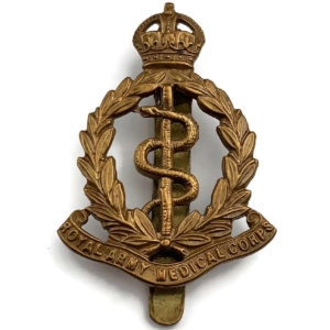 WW2 Royal Army Medical Corps RAMC Cap Badge