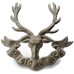 WW2 Seaforth Highlanders Regiment Cap Badge 2X LUGS VERSION