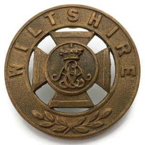 VICTORIAN / EDWARDIAN The Wiltshire Regiment Helmet Plate Centre Cap Badge