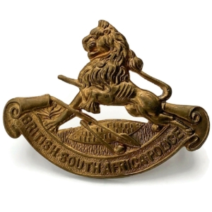 British South Africa Police BSAP Rhodesian African Colonial Cap Badge
