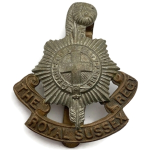 WW2 Royal Sussex Regiment Cap Badge