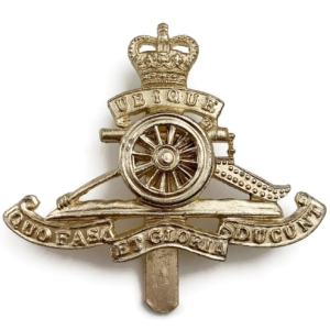 Royal Artillery Regiment Staybrite Anodised Cap Badge - Staybright