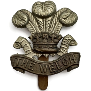 WW2 Welch Regiment (Welsh) Cap Badge