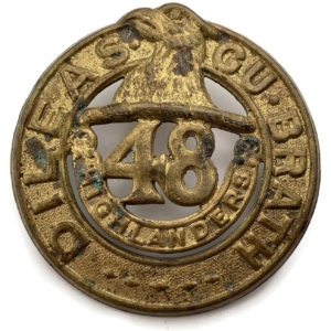 Canadian 48th Battalion (Highlanders of Canada) CEF Cap Badge