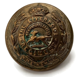 The Kings Liverpool (King's) Regiment Tunic Button - 25mm