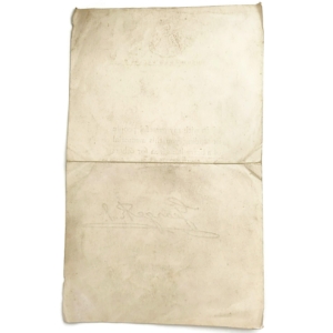 WW1 Death Penny / Memorial Plaque Buckingham Palace Letter Insert Slip