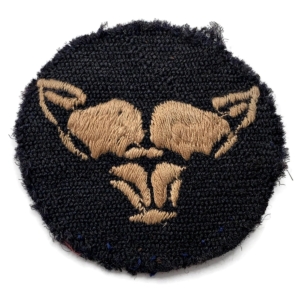 WW2 10th British Armoured Division Cloth Formation Sign Patch Badge