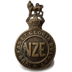 WW1 New Zealand Engineers Corps Tunnellers Company Cap Badge - J.R. GAUNT LONDON