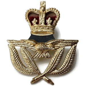 Royal Air Force RAF Warrant Officers Staybrite Anodised Cap Badge - Staybright