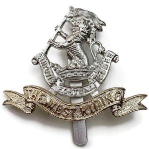 Duke of Wellingtons West Riding Regiment Staybrite Anodised Cap Badge - Staybright