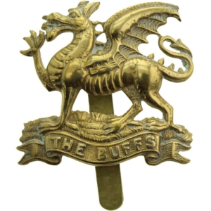 WW2 Royal East Kent (The Buffs) Regiment Cap Badge