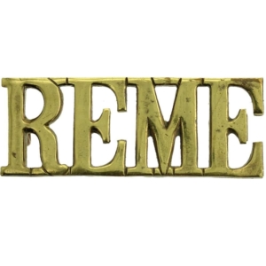 WW2 Royal Electrical & Mechanical Engineers REME Shoulder Title