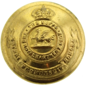 WW1 Royal East Kent (The Buffs) Regiment SMALL Tunic Button - 19mm