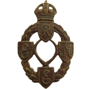 UK Dug Detecting Find - WW2 Royal Electrical & Mechanical Engineers REME Relic Cap Badge