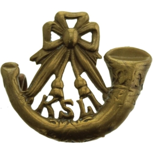 Kings Shropshire Light Infantry Regiment KSLI King's Collar Badge