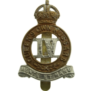 4th Queens Own Hussars Regiment Queen's Cap Badge