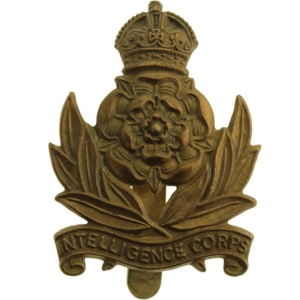 WW2 Intelligence Corps Cap Badge