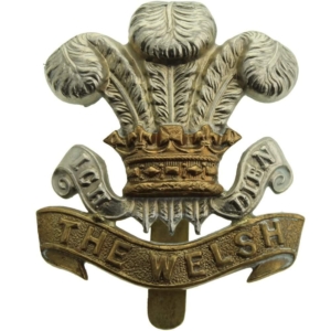 WW1 Welsh Regiment (Welch) Cap Badge