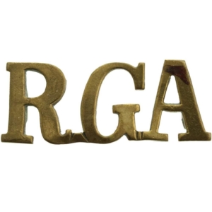 WW1 Royal Garrison Artillery RGA Shoulder Title