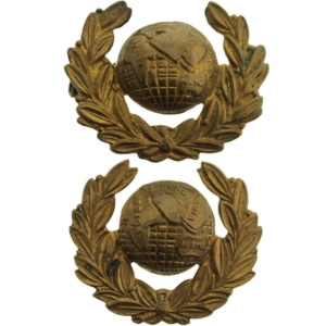 Royal Marines Corps Collar Badge PAIR