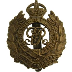 WW1 Royal Engineers Corps (George V) Cap Badge
