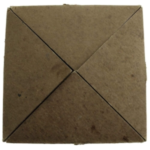 WW1 Death Penny / Memorial Plaque Cardboard Issue Envelope Cover