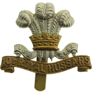 10th Royal Hussars Regiment Cap Badge