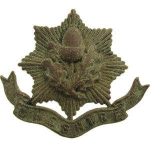 UK Dug Detecting Find - WW1 The Cheshire Regiment Relic Cap Badge