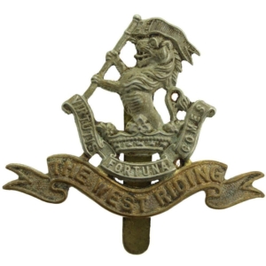 WW1 Duke of Wellingtons West Riding Regiment Cap Badge