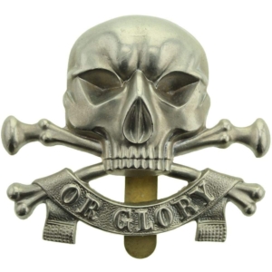 WW2 17th / 21st Lancers (Deaths Head) Regiment Cap Badge