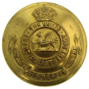 WW1 Royal East Kent (The Buffs) Regiment Tunic Button - 26mm