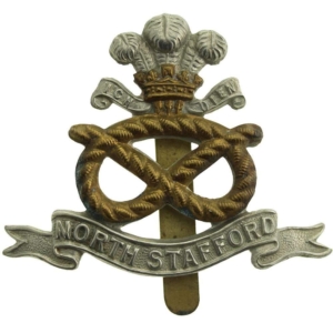 North Staffordshire (Stafford) Regiment Cap Badge