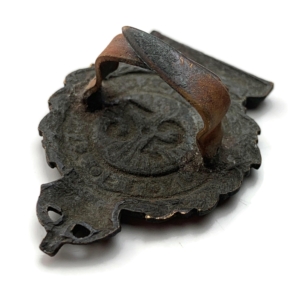 25th County of London Cyclist Battalion Army Corps Cyclists BRONZE Officers Cap Badge