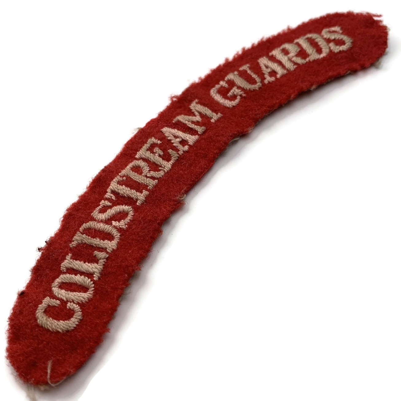 WW2 Coldstream Guards Regiments Cloth Shoulder Title Badge Flash ...