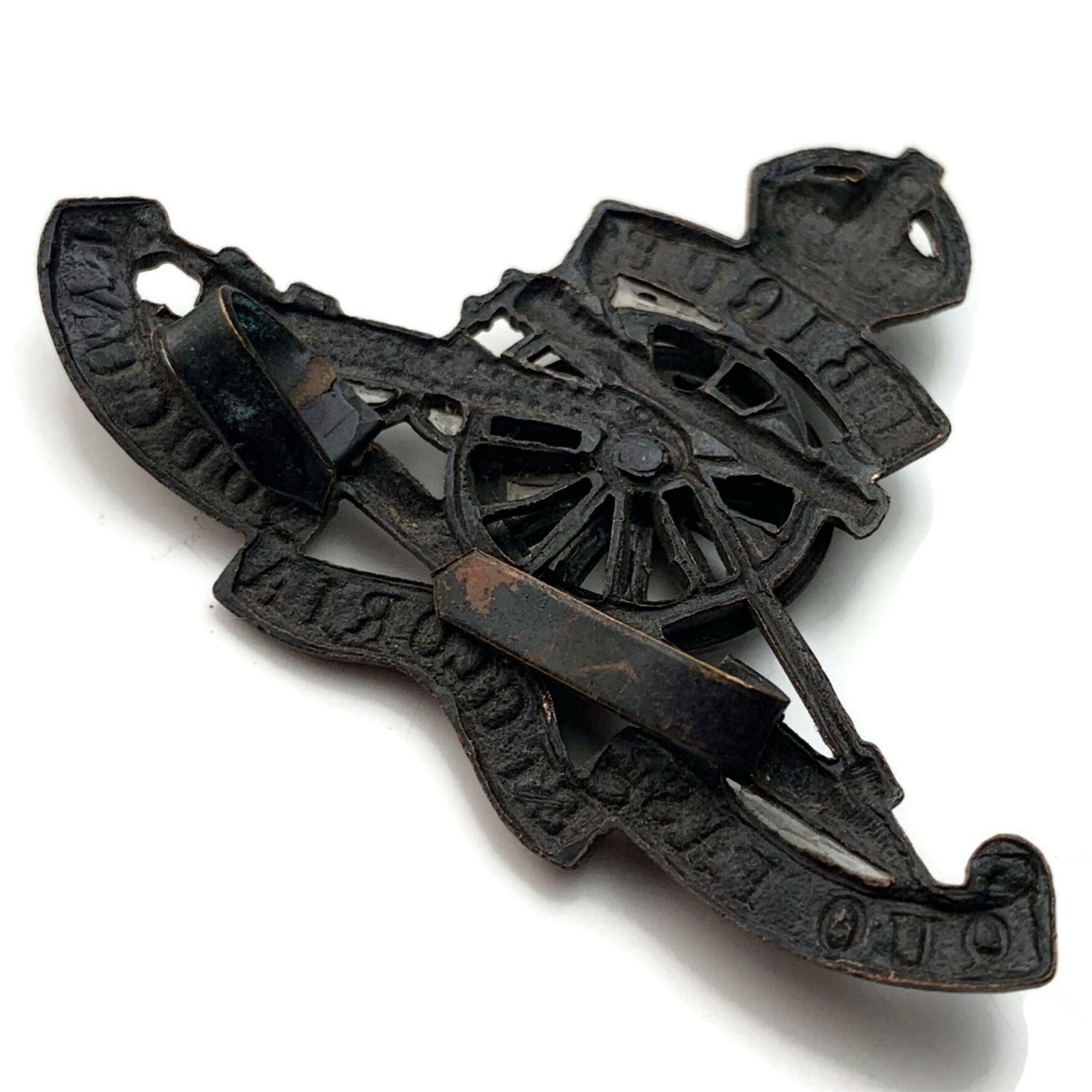 WW2 Royal Artillery Regiment OFFICERS Bronze Cap Badge - British ...
