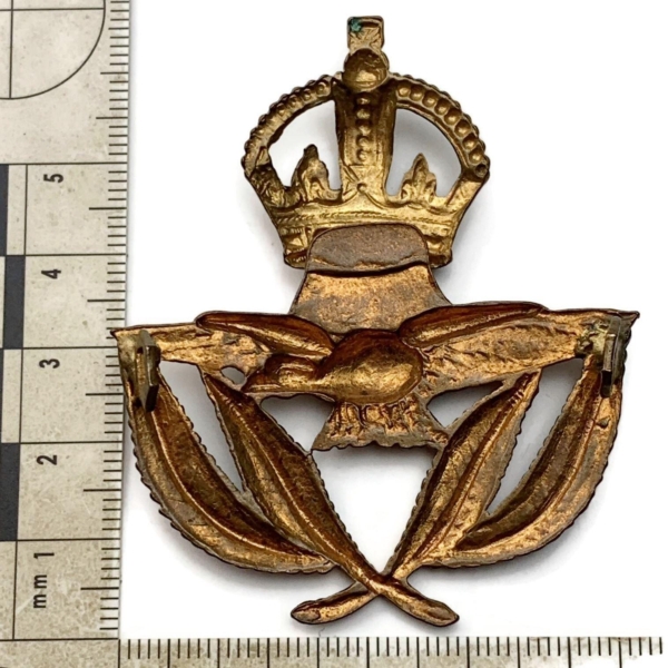WW2 Royal Air Force RAF WARRANT OFFICERS Cap Badge - British Military ...