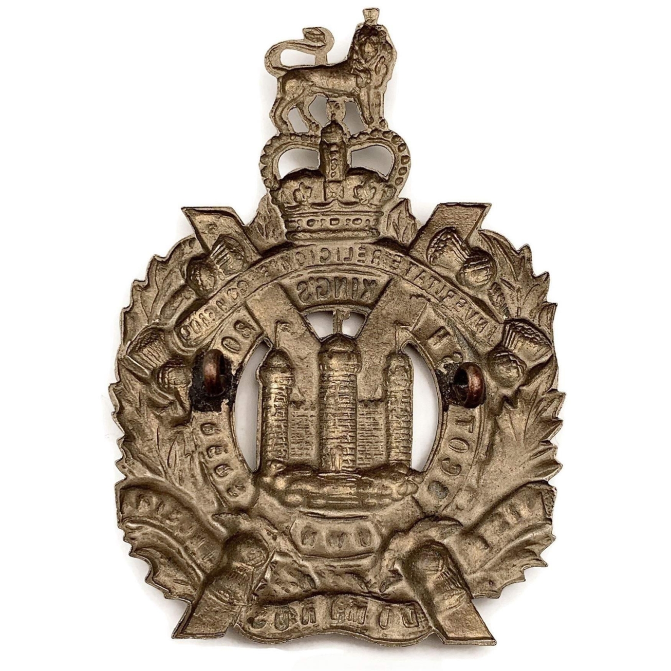 Queens Crown Kings Own Scottish Borderers Regiment KOSB (King's