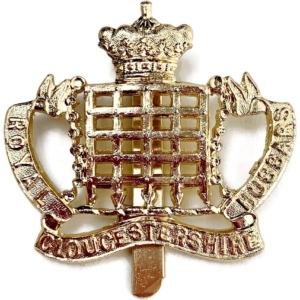 Royal Gloucestershire Hussars Regiment Staybrite Anodised Cap Badge - Staybright