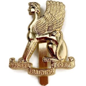 University of Sheffield OTC Officers Training Corps Staybrite Anodised Cap Badge - Staybright
