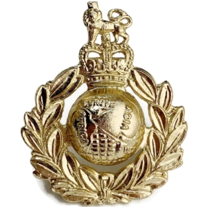 Royal Marines Commandos Corps Staybrite Anodised Cap Badge - Staybright